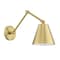 Z-Lite Regent Wall Sconce, 1-Light, 7.5 In.W x 26 In.L x 7.5 In.H, Modern Gold/Modern Gold 347S-MGLD - alternate 4